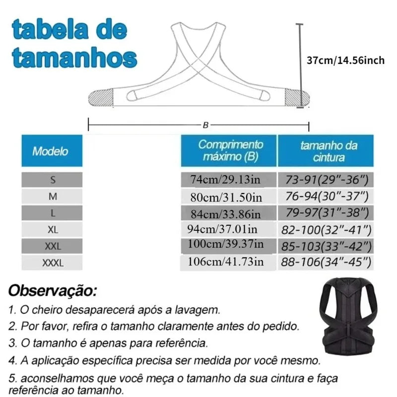 Adjustable Back & Posture Support Belt