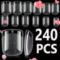 240-Piece Short Almond Press-On Nail Tips