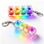 LED Keyboard Keychain Fidget Toy
