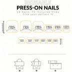 120-Piece White Press-On Toenail Set