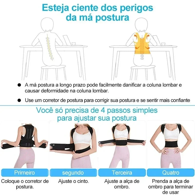 Adjustable Back & Posture Support Belt