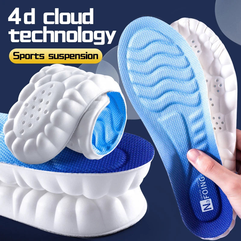 4D Cloud Sports Insoles for Running & Walking