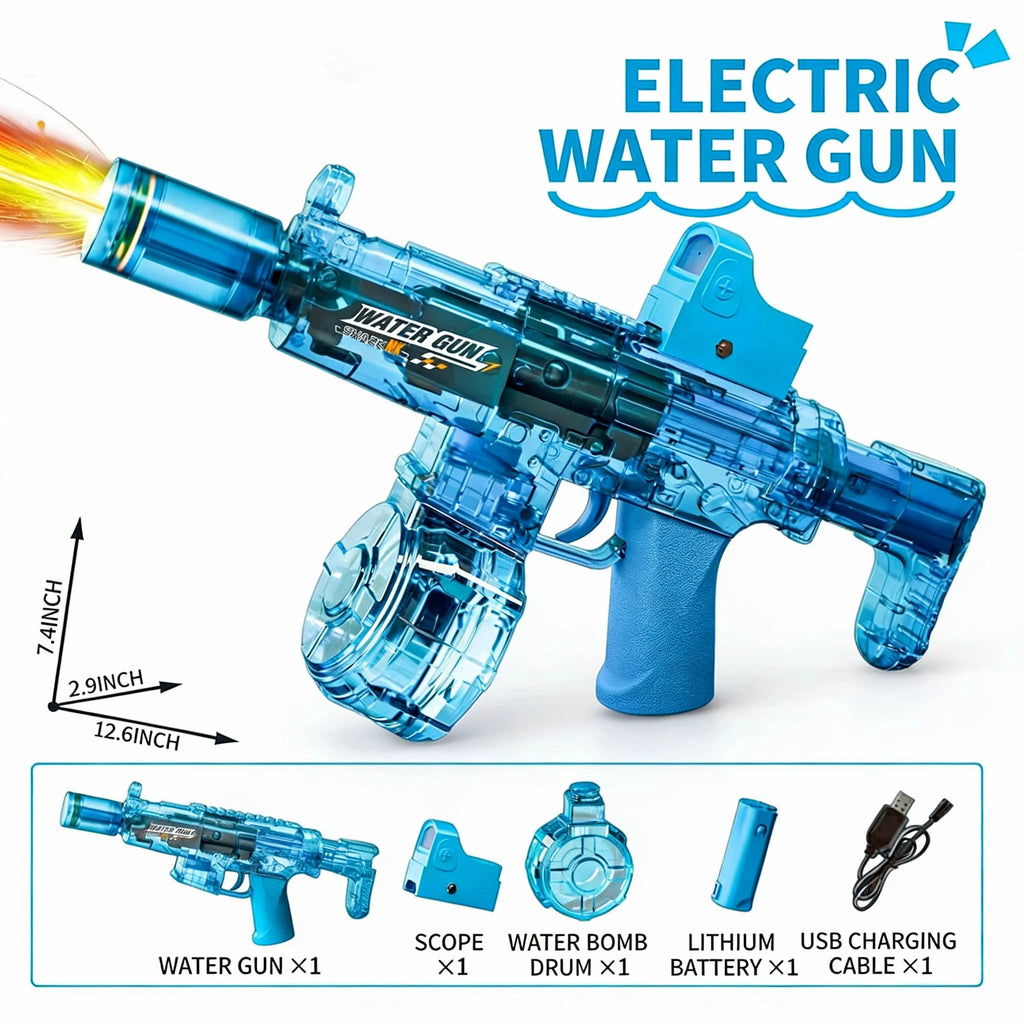 Electric Water Gun Toy with Lights