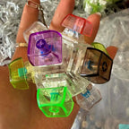 LED Keyboard Keychain Fidget Toy
