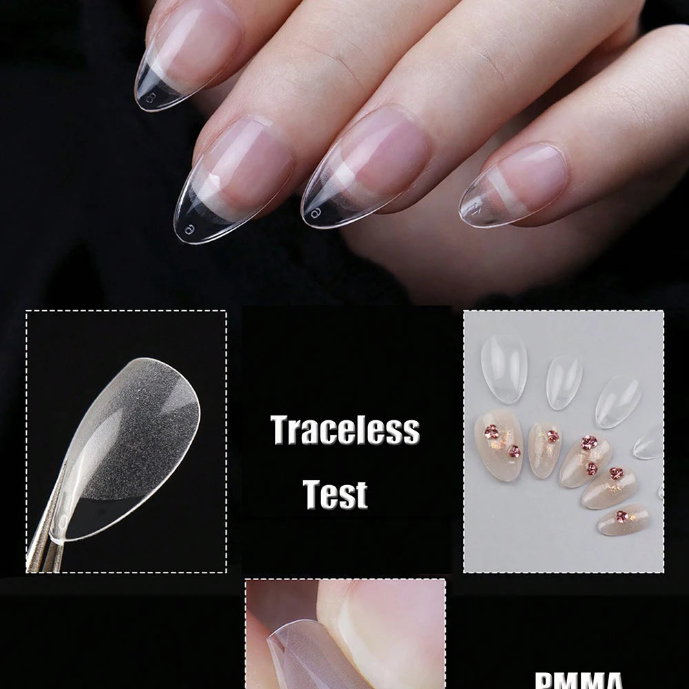 240-Piece Short Almond Press-On Nail Tips