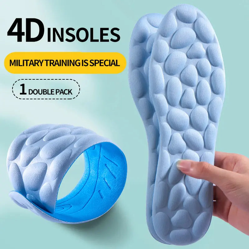 4D Cloud Sports Insoles for Running & Walking