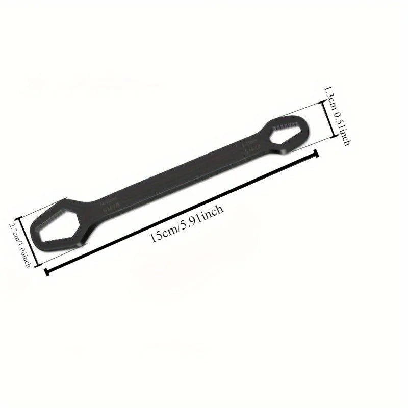 Universal Self-Adjusting Double-Ended Wrench