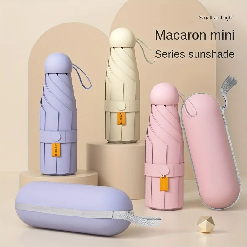 Compact 5-Fold Travel Umbrella