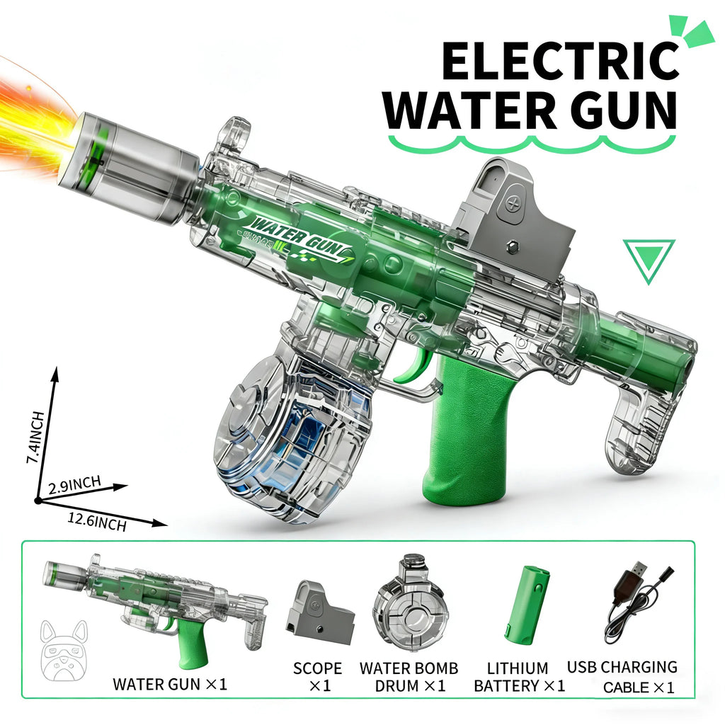 Electric Water Gun Toy with Lights